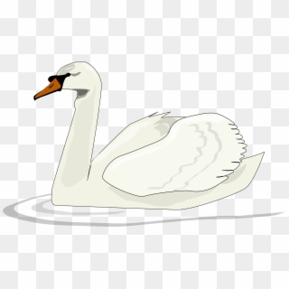 This Free Icons Png Design Of Swan Swimming Clipart