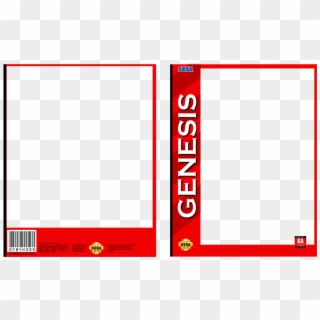 Sega Genesis Game Box Template , Png Download - Sega Genesis Box Art Template Clipart