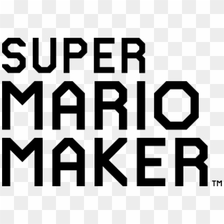 Open - Super Mario Maker Logo Clipart