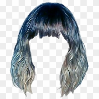 Hair Bangs Bobbedhair Colorful Niche Aesthetic Png Clipart
