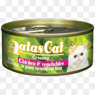 Aatas Cat Creamy Chicken & Vegetables In Gravy Canned - Persian Clipart