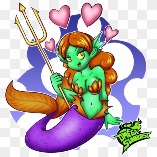 Shantae Mermaid Monster By Omegasunburst Clipart