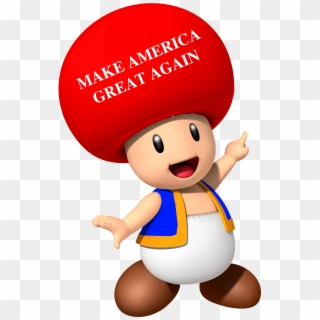 Make America Great Again - Super Mario Toad Clipart