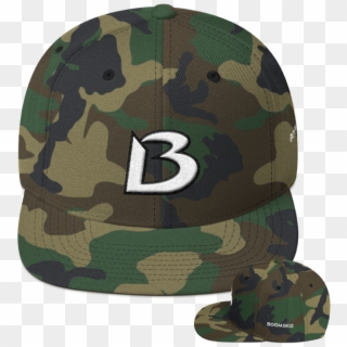 Boomskiz® Signature B Snapback Hats Clipart