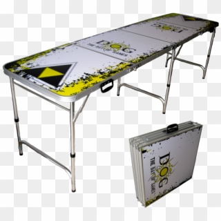 Day Of Games Foldable Portable Beer Pong Table , Png - Folding Table Clipart