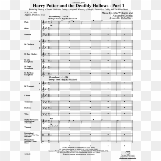 Harry Potter And The Deathly Hallows - Over The Rainbow Orchestra Score Clipart