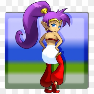 Shantae Showing Off - Cartoon Clipart