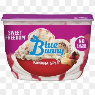 Sweet Freedom® Banana Split - Blue Bunny Ice Cream Banana Split Clipart