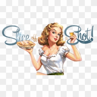 Home Apple Girl - Piehole Whiskey Pin Up Clipart