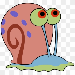 Drawing Cartoon Characters, Cartoon Drawings, Spongebob - Gary The Snail Png Clipart