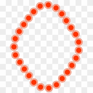 Border Red - Borders In Circle Shape Clipart