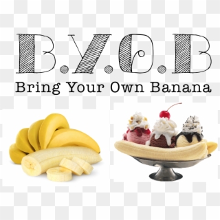 Fun Www - Banana Split Ice Cream Clipart