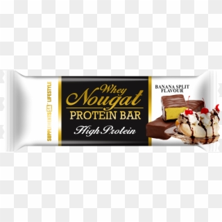 Whey Nougat Protein Bar 50g Banana Split Clipart