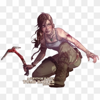 Lara Croft Raider Classic - Lara Croft Reboot Fanart Clipart