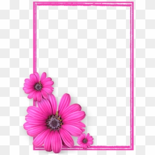 Pink Flower Frame Png Photos8 - Psalm 107 8 Kjv Bible Verse Clipart