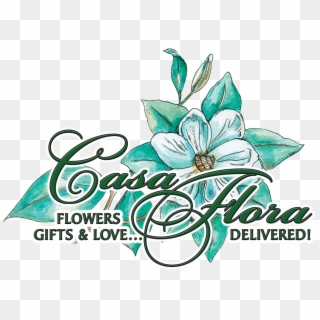 Casa Flora Flower Shop - Calligraphy Clipart