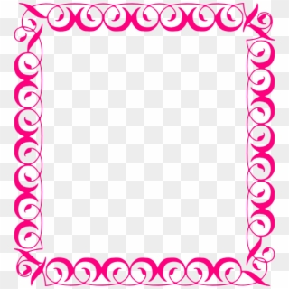 Pink Border Clipart - Border Clip Art - Png Download