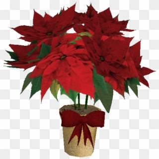 Welcome To Christmas Town - Poinsettia Clipart