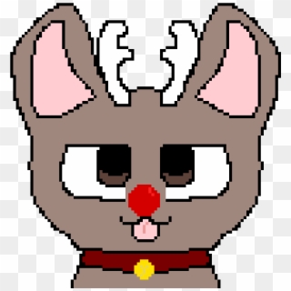 Rudolph Dog - Cartoon Clipart