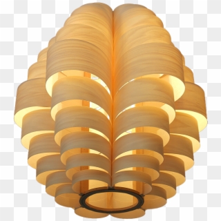 Wood Veneer Art Lamp Clipart
