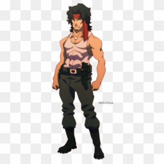 Rambo Png Image Background - Rambo Anime Clipart