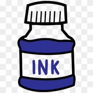 Ink Brand Bottle Logo Technical Support - Ink Bottle Ink Clipart - Png Download