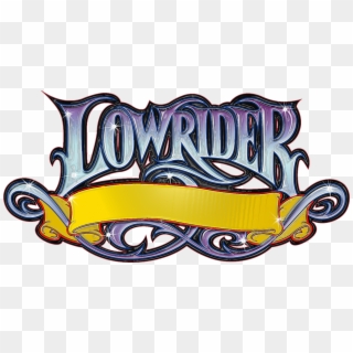 Lowrider Font Banner - Lowrider Font Clipart