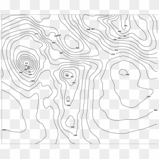 Isobars - Weather Pattern Lines Clipart
