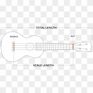 Soprano Ukulele Sizes The Ultimate Guide 4 String Guitar - Ukulele Scale Length Clipart