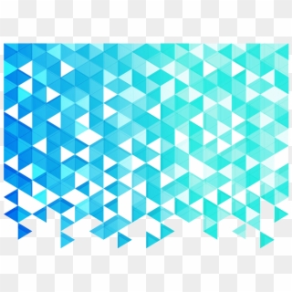 Blue Patterns Background - Triangle Background Png Clipart