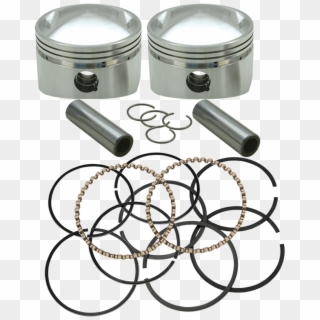 S&s® Forged 3 5/8" Bore Piston Sets For 1936-'84 Hd® - Circle Clipart