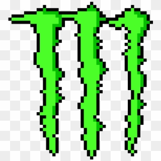 Monster Logo - Monster Energy Pixel Art Clipart