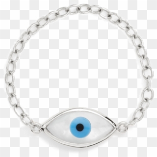 Evil Eye Chain Ring - Bracelet Clipart