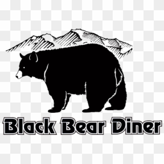 Black Bear Logo - Black Bear Diner Logo Clipart
