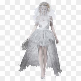 Zombie Bride Transparent Image Halloween Images - Ghostly Bride Costume Clipart