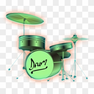 Glowing Musical Instrument Png - Drum Clipart