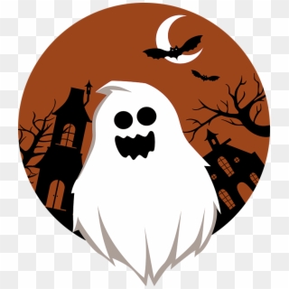 Ghost Halloween Wall Sticker - Halloween Imagenes De Fantasmas Clipart