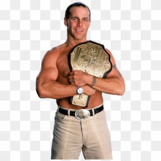 Two As Tag Champ, Once With Triple H And The Other - Shawn Michaels World Heavyweight Champion Clipart