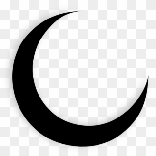Crescent Moon Png - Moon Silhouette Clipart Transparent Png