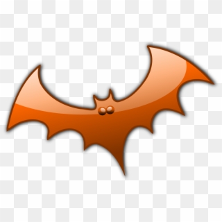 Halloween Costume Ghosts And Things That Go Bump In - Orange Bat Png Clipart