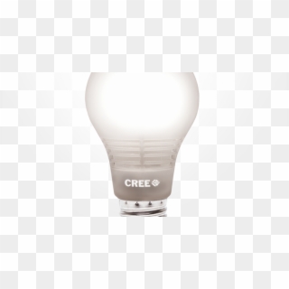 Cree Cuts Heat, Bulk, And Cost With Vented Led Bulbs - White Light Bulb Glowing Clipart