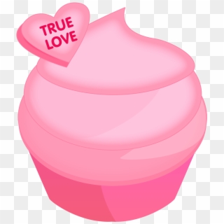 Cupcake Clip Art - Valentines Day Treats Clipart - Png Download