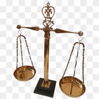 Apothecary Scales - Antique Brass Scales From Italy Clipart