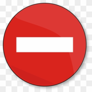 Simbolo Prohibido Png - Circle Clipart