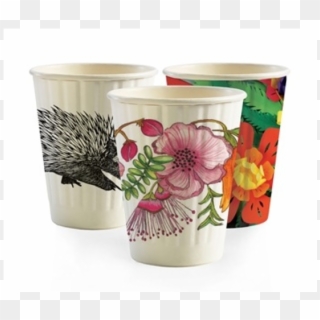 Biopak Art Series Double Wall Cups - Ceramic Clipart