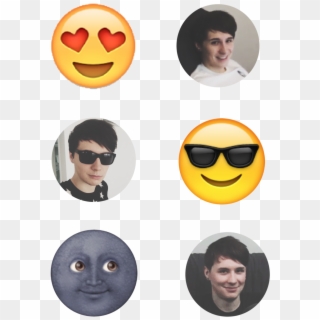 32 Images About Dan And Phil On We Heart It - 6 Different Types Of Emojis Clipart
