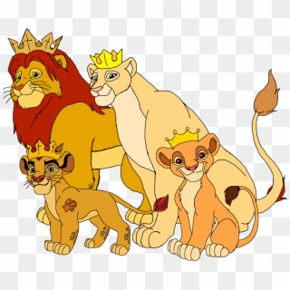 Jpg Transparent Stock The Family Pencil In Color - Lion King Royal Family Clipart