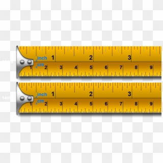 The Picture Above Shows Measuring Tapes If They Were - Tape Measure Clipart