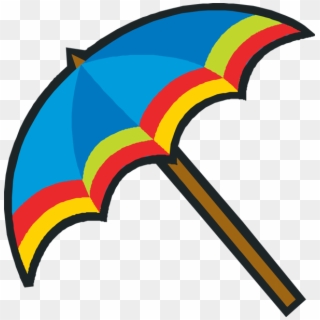 Beach - Sun Umbrella Clip Art - Png Download