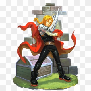 Edward Elric By Brolo - Action Figure Clipart